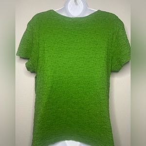 Lime Green Blouse 4% spandex size L 🥒